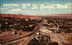 Greetings From St. George, Utah Postcard Postcard Postcard