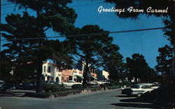 Ocean Avenue Carmel, CA Postcard Postcard Postcard