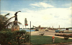 Clearwater, Florida Public Beach Postcard