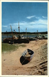 Beach at Cape Cod Massachusetts Postcard Postcard Postcard