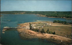 Graveyard Point and Pemaquid River Postcard