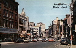 Weybosset Street, Providence Rhode Island Postcard Postcard Postcard