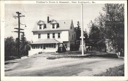 Pinkham's Store & Monument West Southport, ME Postcard Postcard Postcard