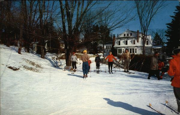 Skiing Instructions at Mirror Lake Ski School Lake Placid New York