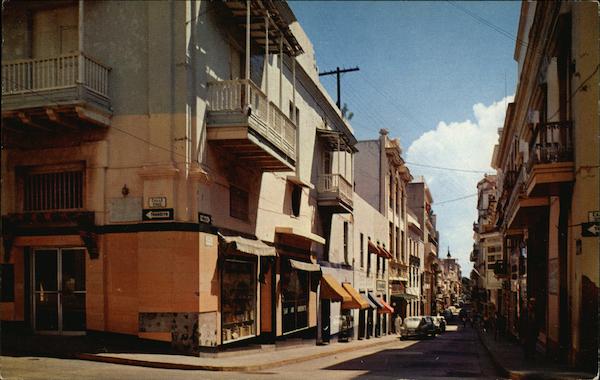 Fortaleza Street San Juan Puerto Rico