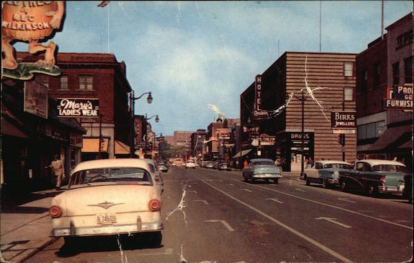 Looking North on Durham Street Sudbury Canada Ontario