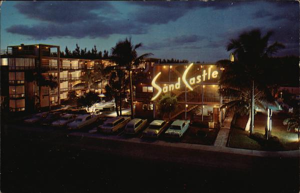 Sand Castle Resort Motel Fort Lauderdale Florida F. Sauer