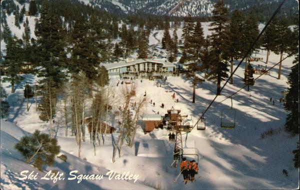 Ski Lift, Squaw Valley Olympic Valley California