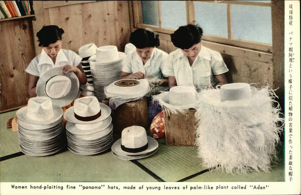 Women Hand-Plaiting Fine Panama Hats