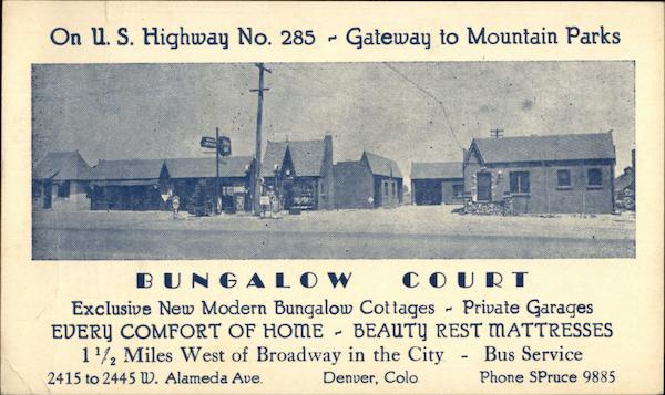 Bungalow Court Denver Colorado