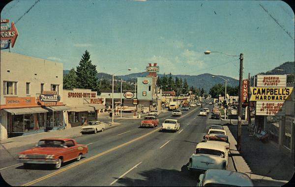 Sherman Avenue, Coeur d'Alene Idaho