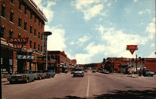 Street Scene Lusk Wyoming Art Dexter