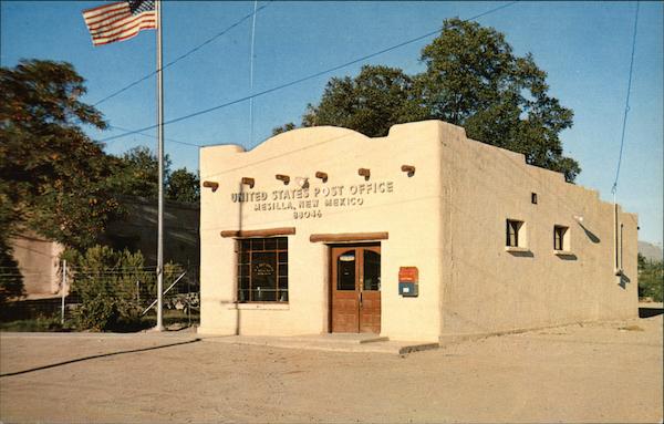 United States Post Office Mesilla New Mexico