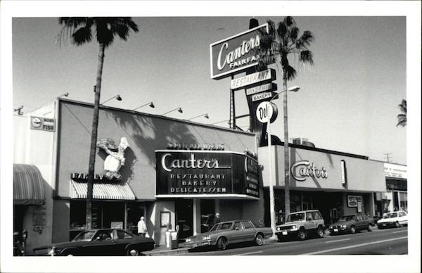 Canters Deli Hollywood California