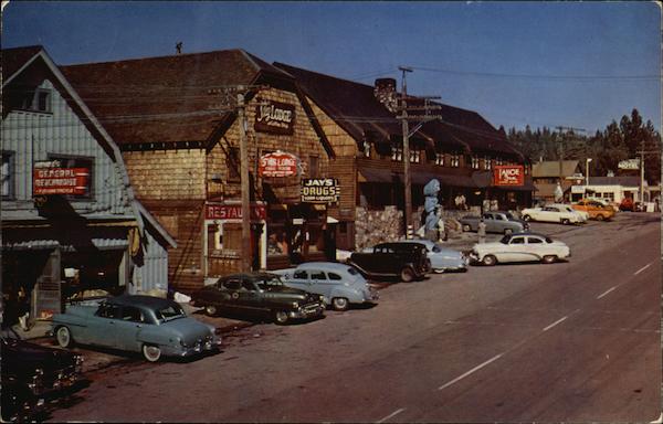 Street Scene Sunnyside-Tahoe City California