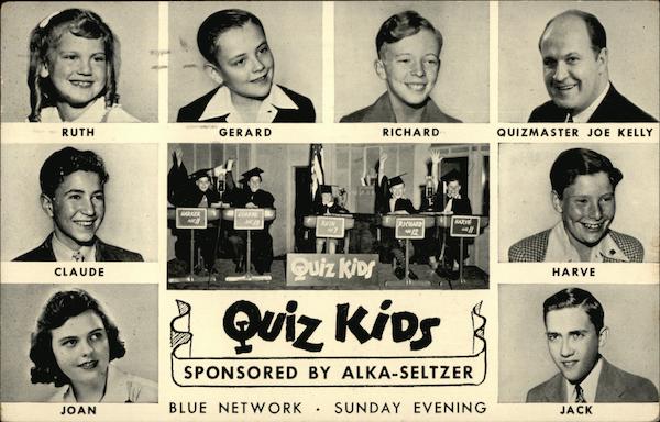 Quiz Kids, Sponsored by Alka-Seltzer Movie and Television Advertising