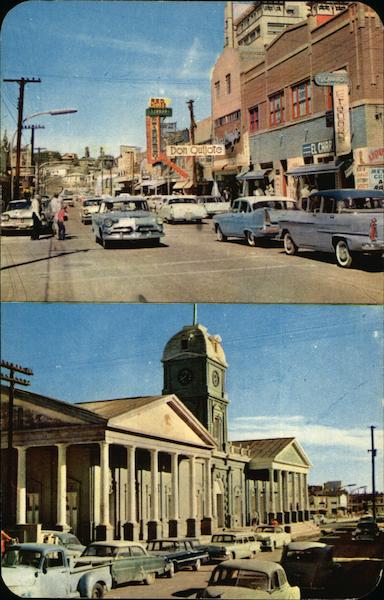 Obregon Avenue and The Custom's House Nogales Mexico