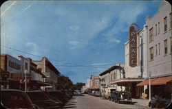 Kentucky Avenue Looking North Lakeland, FL Postcard Postcard Postcard