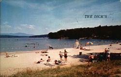 Weirs Beach and Endicott Rock Postcard