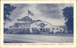 Sunrise Bavarian Village Postcard