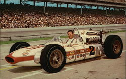 Roger Ward - 1959 and 1962 Champion Indianapolis, IN Auto Racing Postcard Postcard Postcard