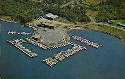 Mystic River Marina Postcard