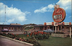 Century Motel & Restaurant Postcard