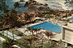 Swimming Pool at the Beautiful San Jeronimo Hilton San Juan, PR Puerto Rico Postcard Postcard Postcard