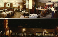 The Hub Steak House Postcard