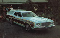 1976 Gran Torino Squire Wagon Postcard