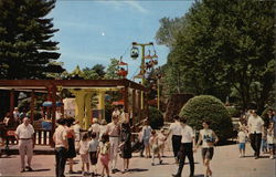 Canobie Park - One of the most beautifully landscaped parks in the United States Postcard