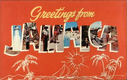 Greetings from Jamaica Postcard