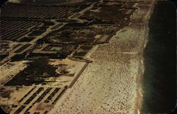 General Air View Looking East Postcard
