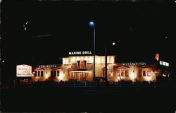 Marine Grill Seafood House Postcard