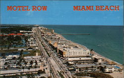 Motel Row, Miami Postcard