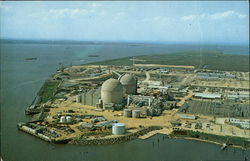Salem Generating Station Postcard