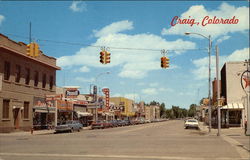 Business Section Craig, CO Postcard Postcard Postcard