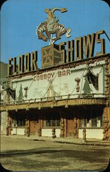 Cowboy Bar at Jackson Wyoming Postcard Postcard Postcard