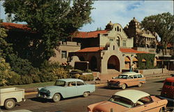 The Famous Alvarado Hotel Albuquerque, NM Postcard Postcard 