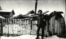 Alaskan Home, Fairbanks, 1909 Postcard Postcard Postcard