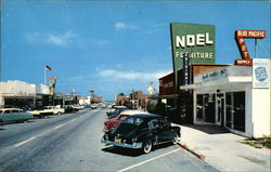 Newport Avenue, Looking West to the Blue Pacific Ocean Beach Postcard