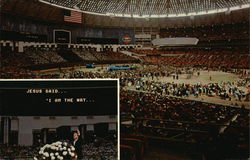 Billy Graham Crusade at the Astrodome Postcard