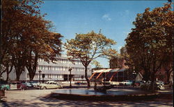 Beautiful New Lane County Courthouse and City Park Postcard