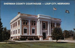 Sherman County Courthouse--Loup City, Nebraska Postcard