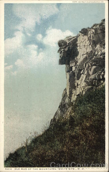 Old Man of the Mountain Franconia New Hampshire