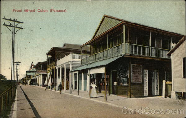 Front Street Colon Panama