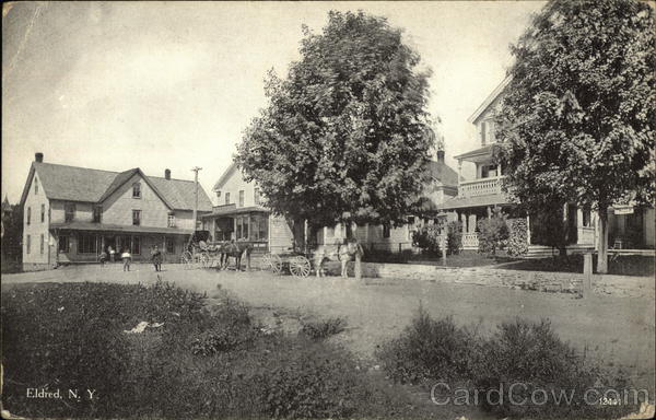 Village Scene Eldred New York