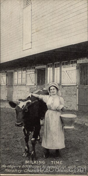Milking Time - Hershey Chocolate Company Pennsylvania