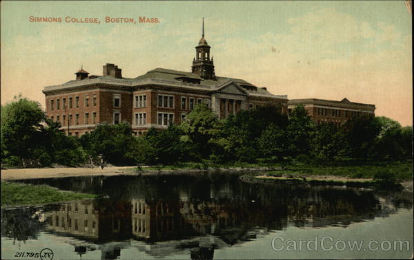 Scenic View of Simmons College Boston Massachusetts