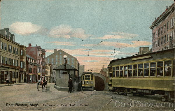 Entrance to East Boston Tunnel Massachusetts